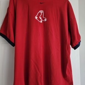 Nike Red and Navy BpsyoT-Shirt